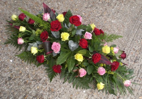Double Ended Mixed Rose Spray SYM-305