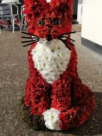 3D Mr Fox Floral Tribute
