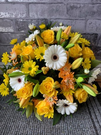 Yellow, White & Orange Posy